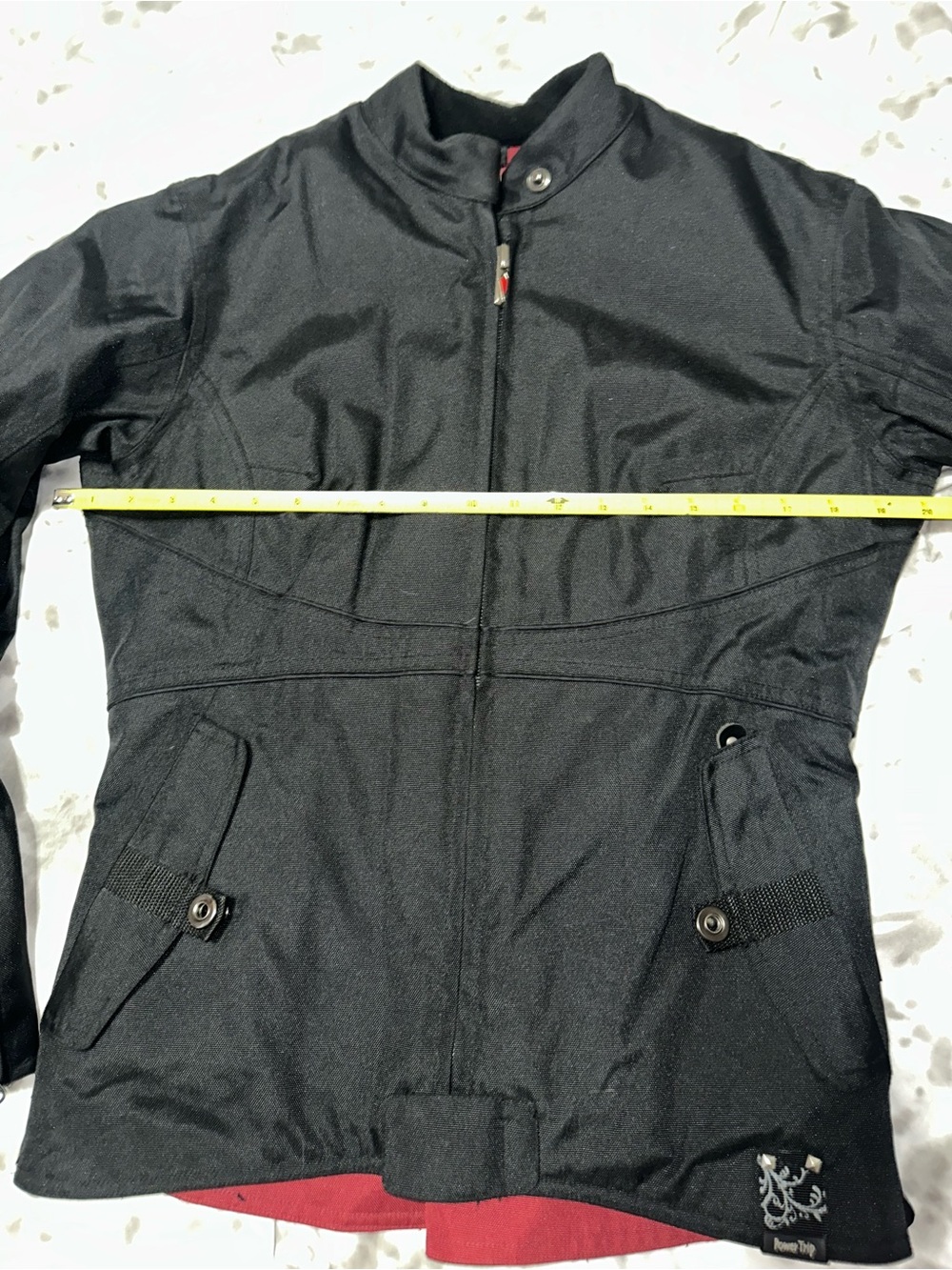 Black Power Trip Women's Motorcycle Riding Jacket